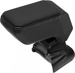 S-dizayn Car Leather Armrest for Peugeot 208 Black