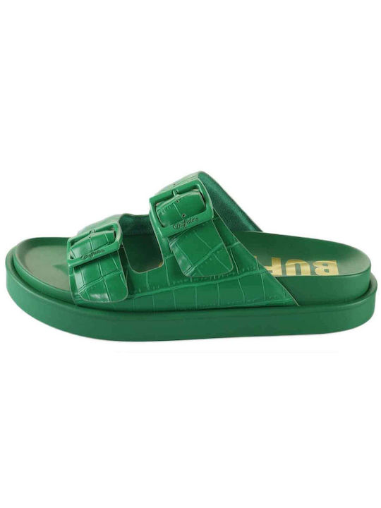 Buffalo Women's Platform Sandals Green