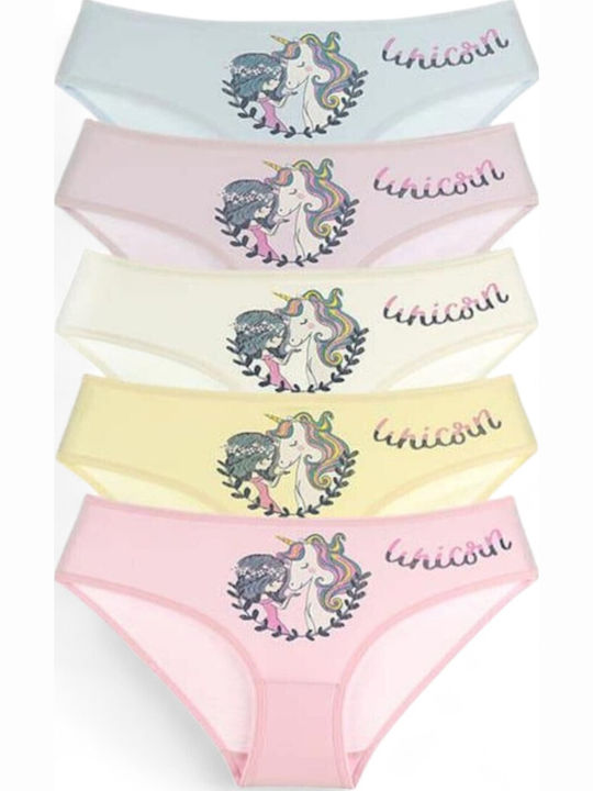 Donella Set of Kids' Briefs Multicolour 5pcs