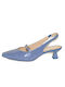 Desiree Sky Blue Patent Leather Pump Elba16