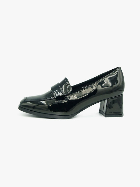 Pumps Loafers Black 5520-1-black