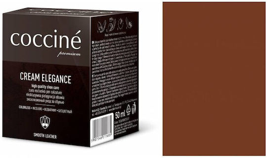 Lustruire pantofi Cream Leather Cream Cream Elegance Medium Brown 50 Ml