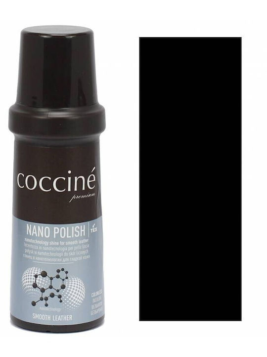 Smooth Grain Leather Polish Black Coccine Nano Polish 75 Ml