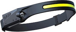 Hurtel Wasserdichte Wiederaufladbare Kopf-LED Taschenlampe 350lm