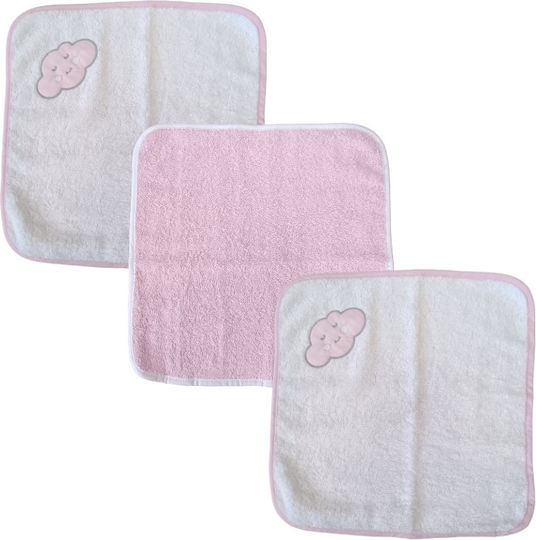 Baby Star Nor Lavete de Umăr Pink Roz 30x30εκ. 3buc