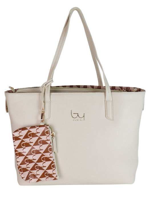 Byblos Set Damen Tasche Schulter Beige