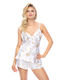 Irall Sommer Satin Babydoll White