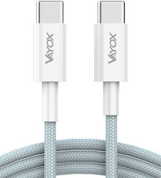 ikonka USB 2.0 USB-C male - USB-C 65W 1m (KX4241) ikonka USB 2.0 USB-C male - USB-C 65W 1m (KX4241)