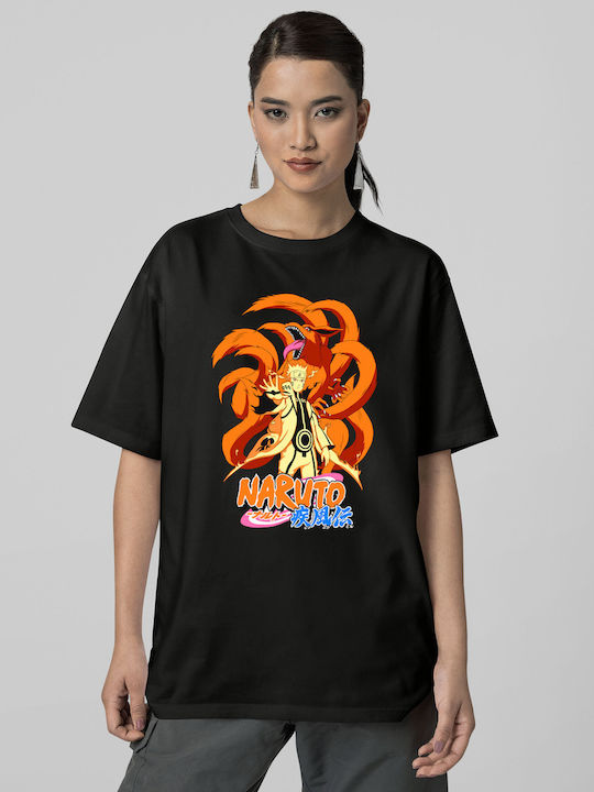 T-shirt Naruto Μαύρο