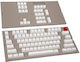 Glorious Mechanical Keycaps Full 104-key Set Us Ansi White G-104-white