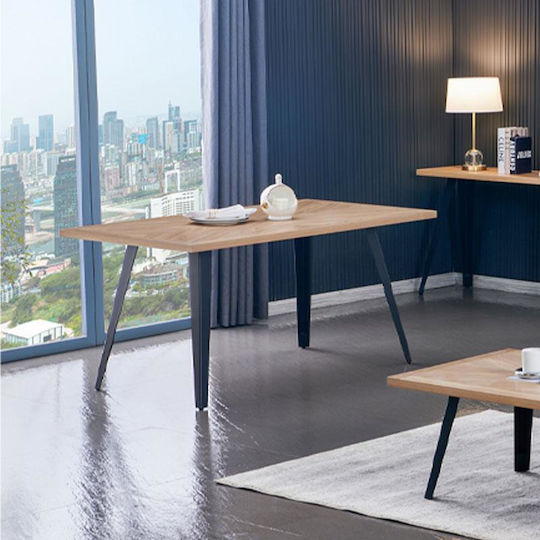 1564 Τραπέζι Τραπεζαρίας Ξύλινο Sonoma 160x90x75εκ.