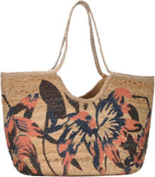 Fidelio Wicker Beach Bag Beige Fidelio Wicker Beach Bag Beige