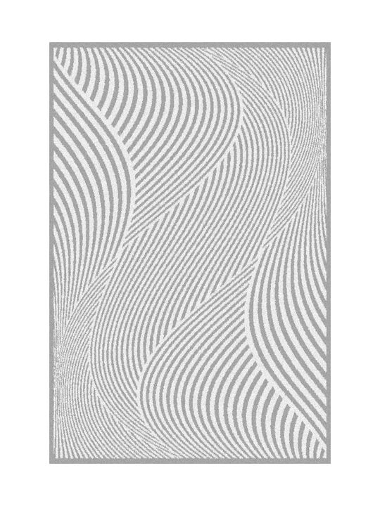 Tzikas Carpets Sabrina 52000-113 Modern Bedroom Rugs Set White-Grey 365-0-348-52000-113 3pcs