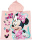 Disney Mouse Kinder Strandponcho Minnie Rosa