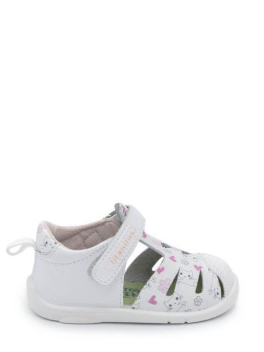 Titanitos Shoe Sandals B500 MIAU White