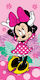 Minnie Mouse Παιδική Πετσέτα Θαλάσσης Μπλε Minnie 140x70εκ.