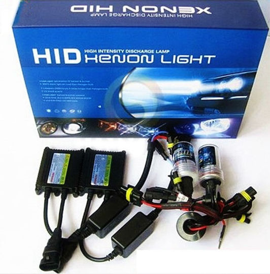 Xenon Σετ Φωτισμού Αυτοκινήτου H1 12V 6000K Ψυχρό Λευκό