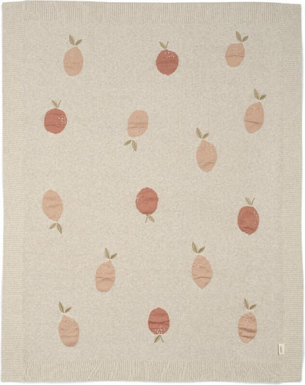 Mamas & Papas Одеяло Детски пелени за пелени Плетено Бежов 70x90см.