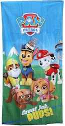 Nickelodeon Kids Beach Towel Blue Paw Patrol 140x70cm