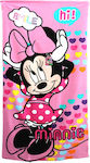 Disney Kids Beach Towel Pink Minnie 137x70cm