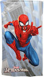 Marvel Детски плажен кърпа Сив Човек-паяк 137x70см.