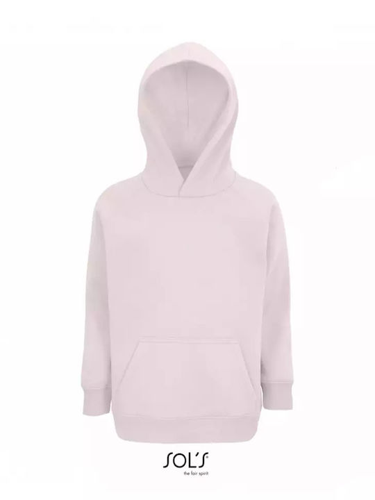 Hanorac Copii cu Glugă și Buzunare Pink