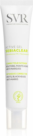 SVR Laboratoire Sebiaclear Active Gel Intensive Correction for Pimples Acne & Facial Marks 40ml