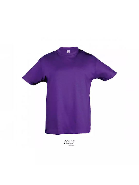 Sol's Kids T-shirt Purple Regent