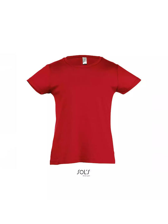 Sol's Kinder T-shirt Rot Cherry