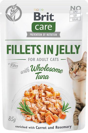 Brit Care Wet Cat Food in Pouches with Tuna 85g