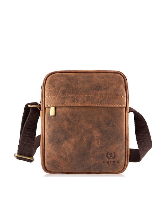Paolo Peruzzi Leder Herrentasche Schulter / Cro...