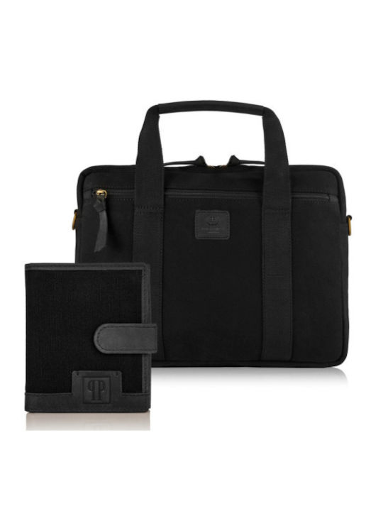 Paolo Peruzzi Men's Bag Shoulder / Crossbody Black