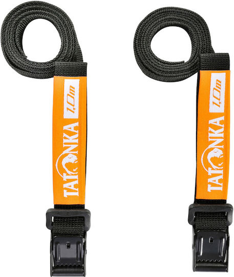 Easy Strap 18mm/1.0m Pair Black Unisex Ζεύγος Ιμάντες Tatonka