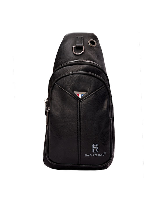 Herrentasche Schulter / Crossbody Schwarz