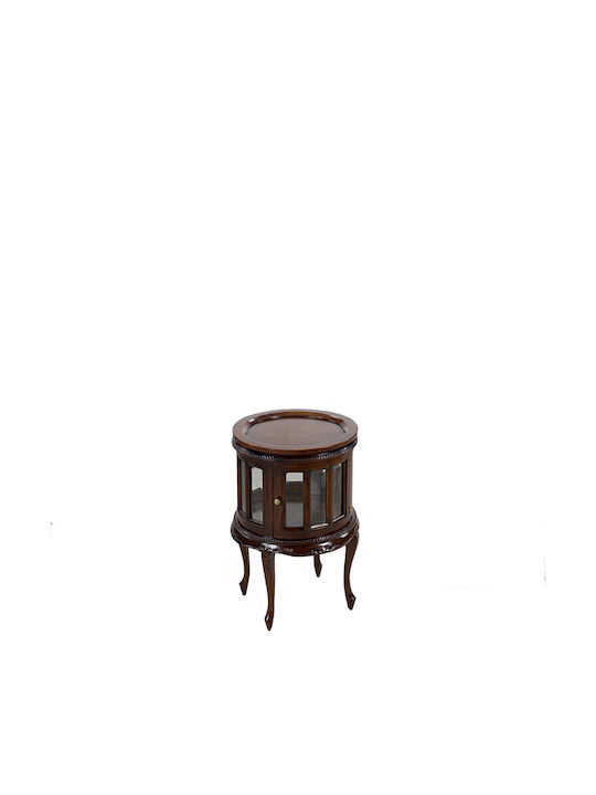 Village Free Standing Wooden Wine Cabinet Brown...