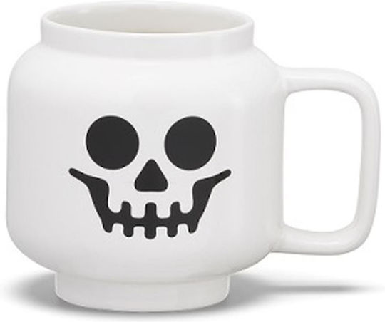 LEGO Becher Keramik Weiß 255ml