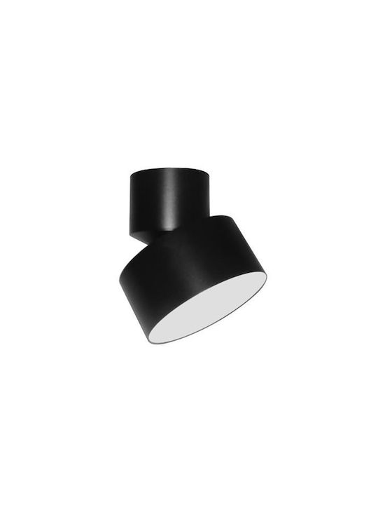 Eurolamp Einzel LED Natürliches Weiß Spot in Schwarz Farbe