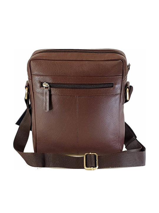 Leather Men's Bag Shoulder / Crossbody Brown