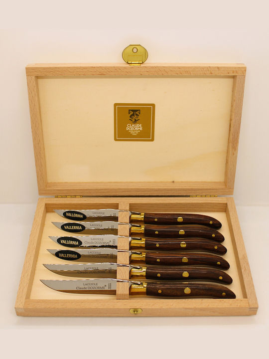 Laguiole Valernia Messer Set aus Rostfreiem Stahl 6 Stück