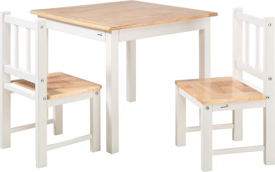 Kids Table and Chairs Set White Geuther