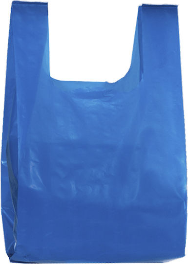 Plastiktüte für Verpackungen Hemdchen-Typ Blau