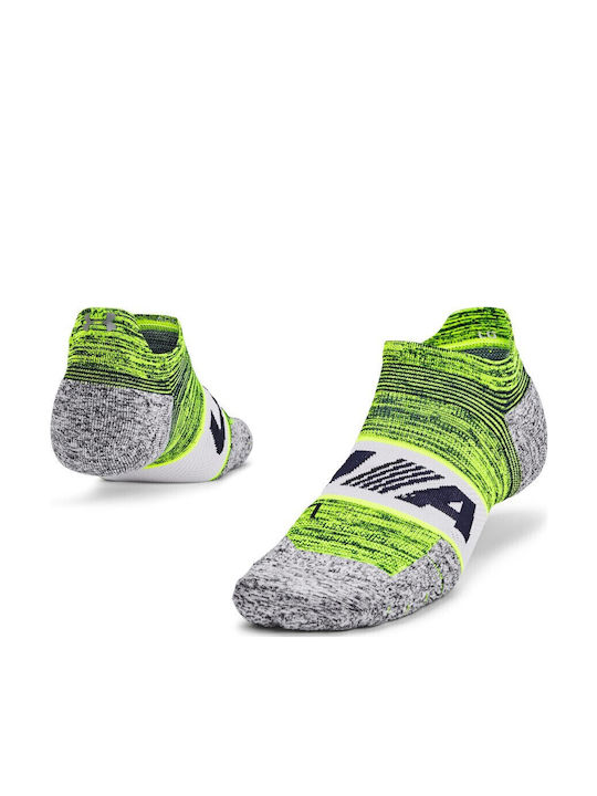 Under Armour Running Socks Yellow 1 Pair