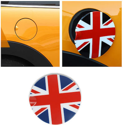 Carro 236451 Διακοσμητική Τάπα Ρεζερβουάρ Mini Cooper Clubman R55 R56 R60 R61 Αγγλική Σημαία 1 Τεμάχιο