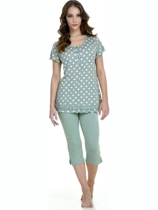 Zen by Daisy Summer Women's Pyjama Set Turquoise