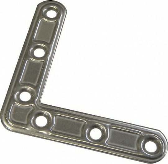 Aldeghi Luigi Stainless Steel Corner Shelf Silver 40x40mm ART153