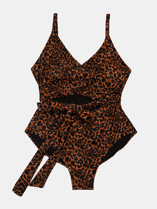 Rock Club Swimsuit Leo Print