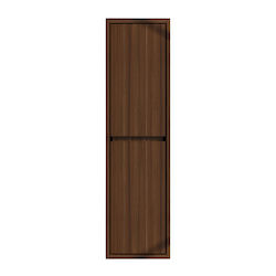 Martin Wall Hung Cabinet Bathroom Column Cabinet L35xD30xH130cm Brown