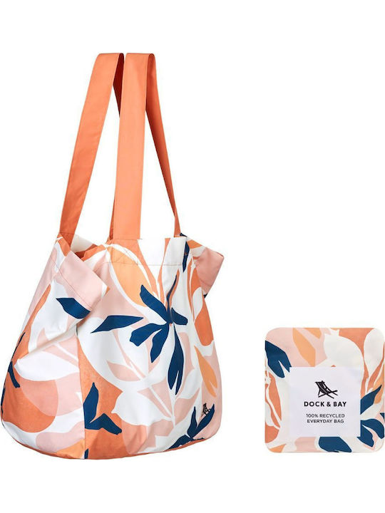 Dock & Bay Stoff Strandtasche Orange