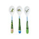 Petit Jour Paris Baby Set with Spoons made of Melamine for 6+ months Green 3pcs