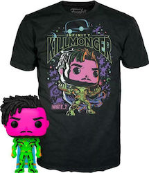 Funko Pop! Tees Marvel: What If...? - Infinity Killmonger (Blacklight) (XL) Bobble-Head Special Edition (Exclusive)